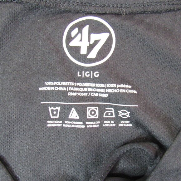 ’47 Official Site San Antonio Rampage Women's Lace-Up V-Neck Shirt Size L - Picture 4 of 6